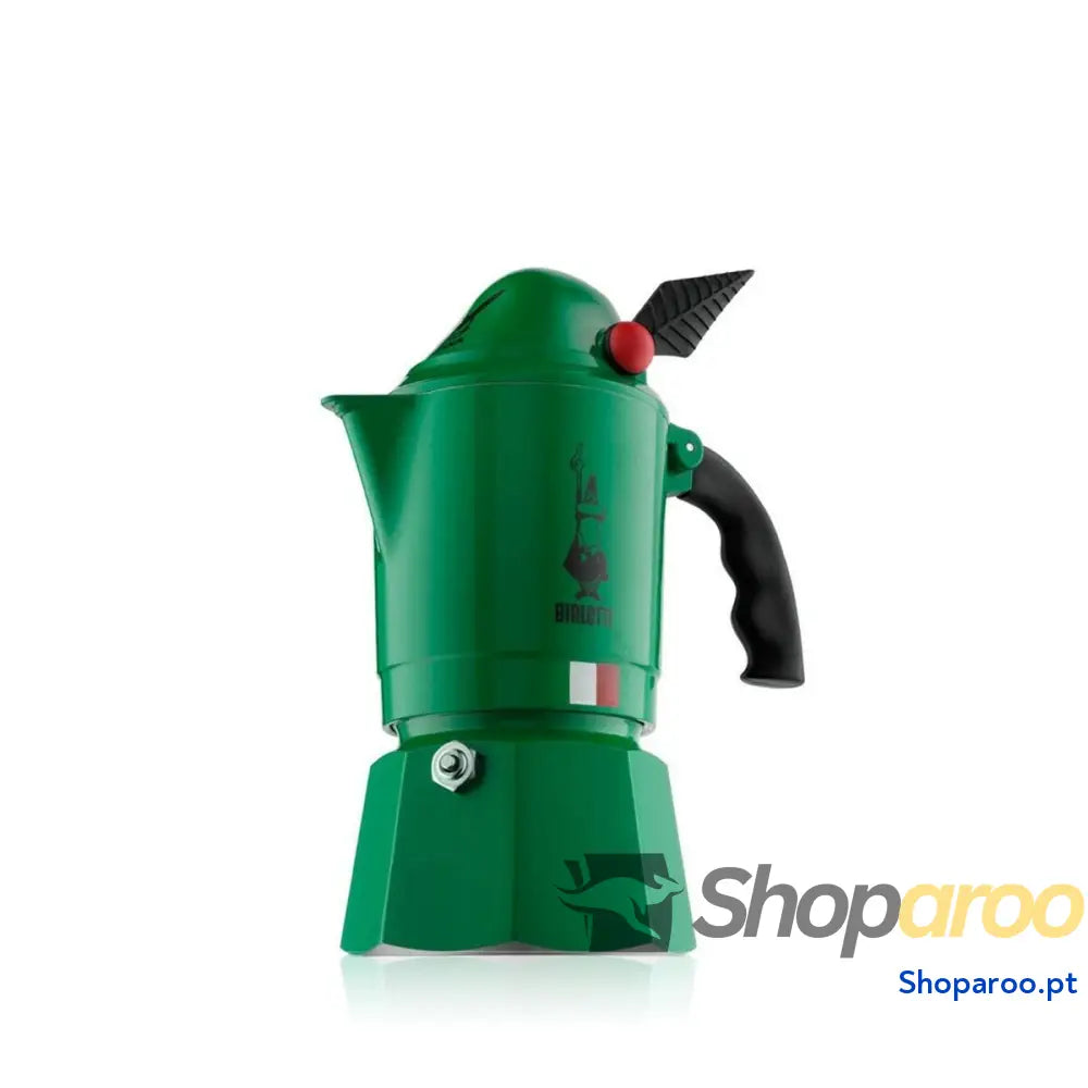 Cafeteira Italiana Bialetti 0002762/NP Verde Metal Alumínio 3 Kopjes