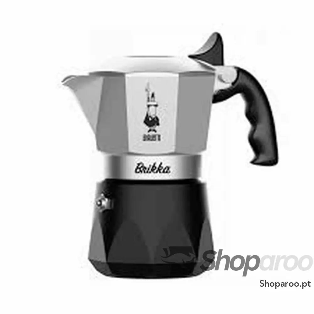 Cafeteira Italiana Bialetti Brikka 2TZ Preto Alumínio 2 Kopjes
