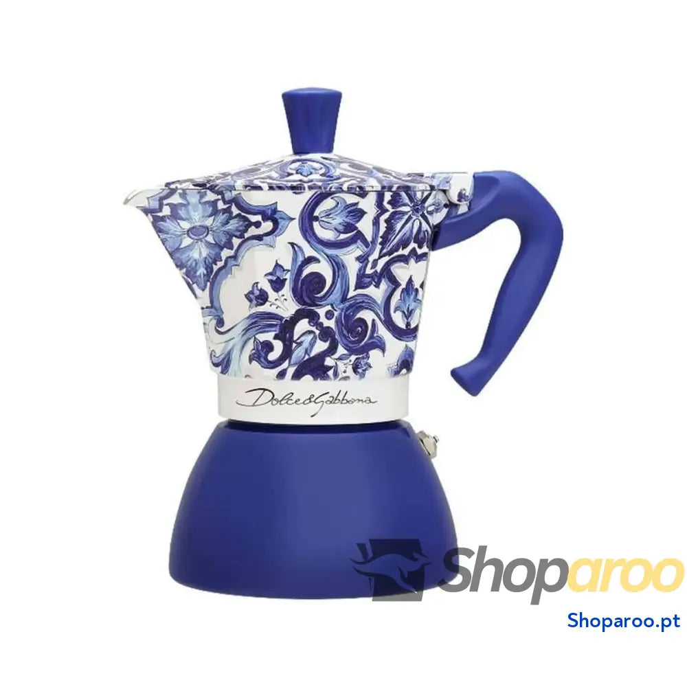 Cafeteira Italiana Bialetti D&G BLU MEDI 6T Azul Alumínio 6 Copos