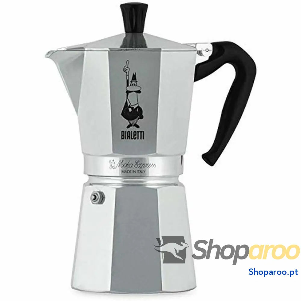 Cafeteira Italiana Bialetti Moka Alumínio 550 ml 9 Copos Prateado