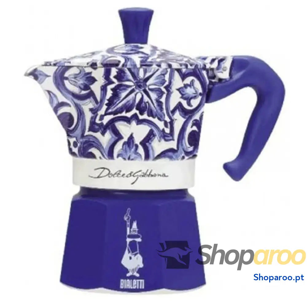 Cafeteira Italiana Bialetti MOKA D&G BLU MEDIT. 6T Azul Alumínio 6 Copos