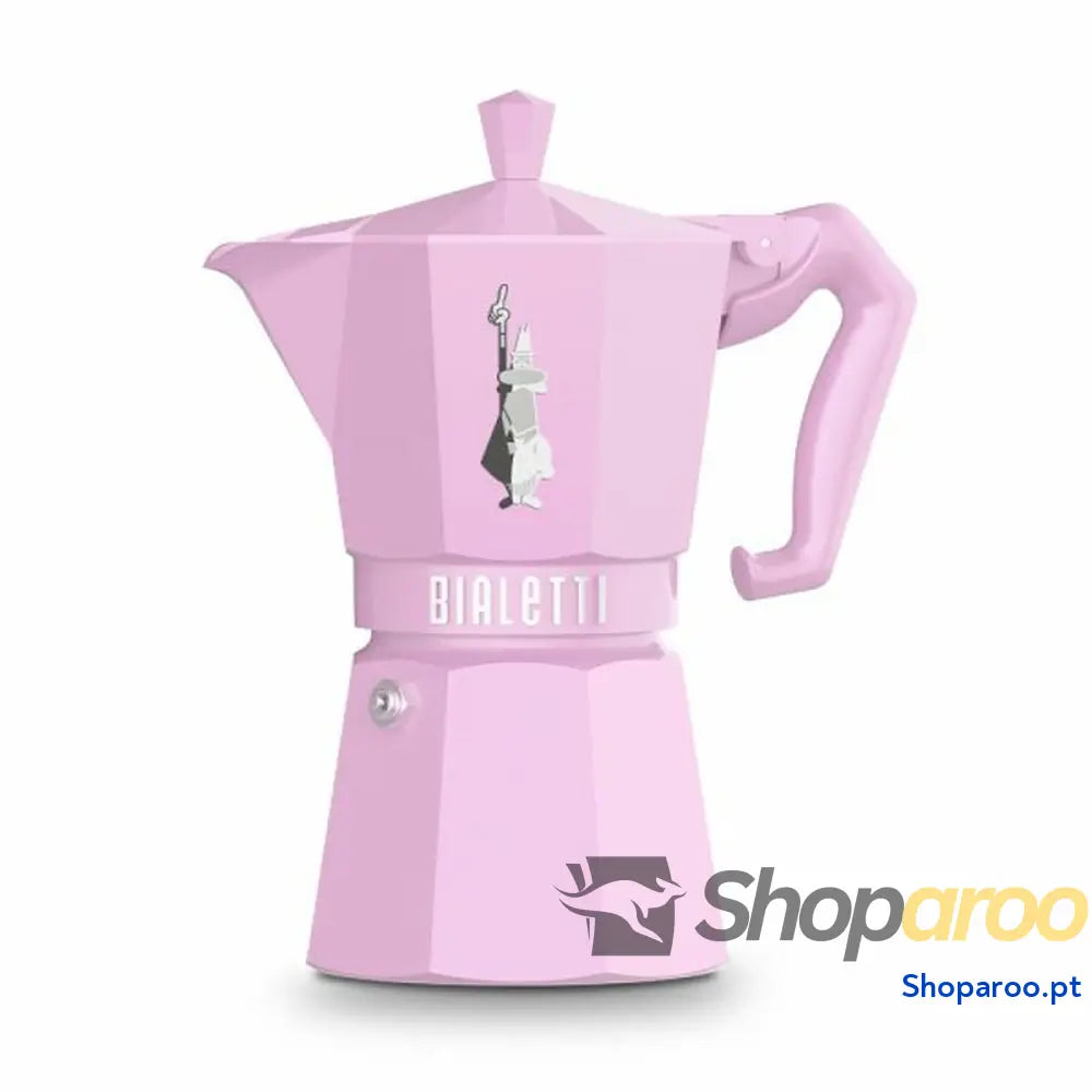 Cafeteira Italiana Bialetti MOKA EXCLUSIVE 6T Cor de Rosa Alumínio 6 Copos (6 Unidades)
