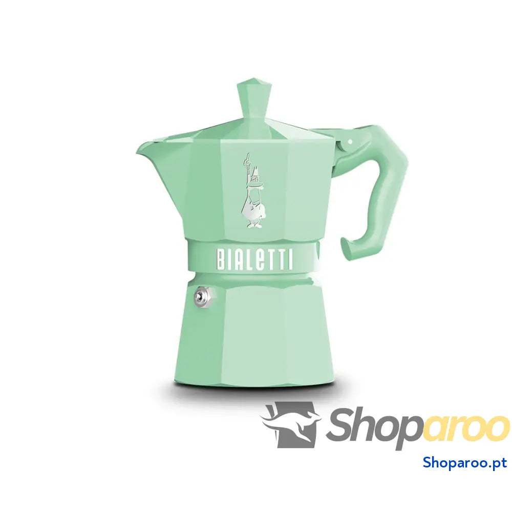 Cafeteira Italiana Bialetti MOKA EXCLUSIVE 6T Verde Alumínio 6 Copos (6 Unidades)