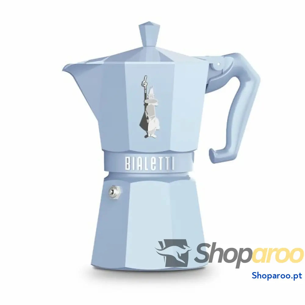 Cafeteira Italiana Bialetti MOKA EXCLUSIVE Azul Alumínio 6 Copos