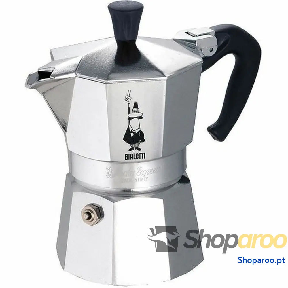 Cafeteira Italiana Bialetti Moka Express Alumínio 3 Kopjes