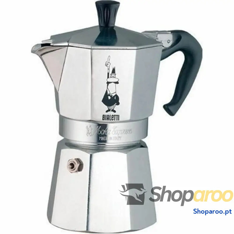 Cafeteira Italiana Bialetti Moka Express Alumínio Prateado