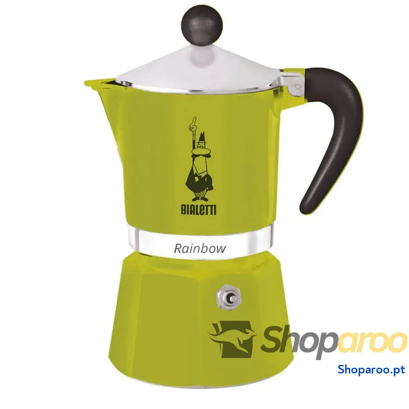 Cafeteira Italiana Bialetti Rainbow Vert Metal Alumínio