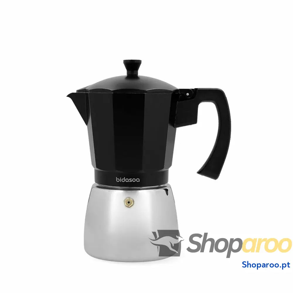 Cafeteira Italiana Bidasoa Tribeca Metal Aço 9 Copos