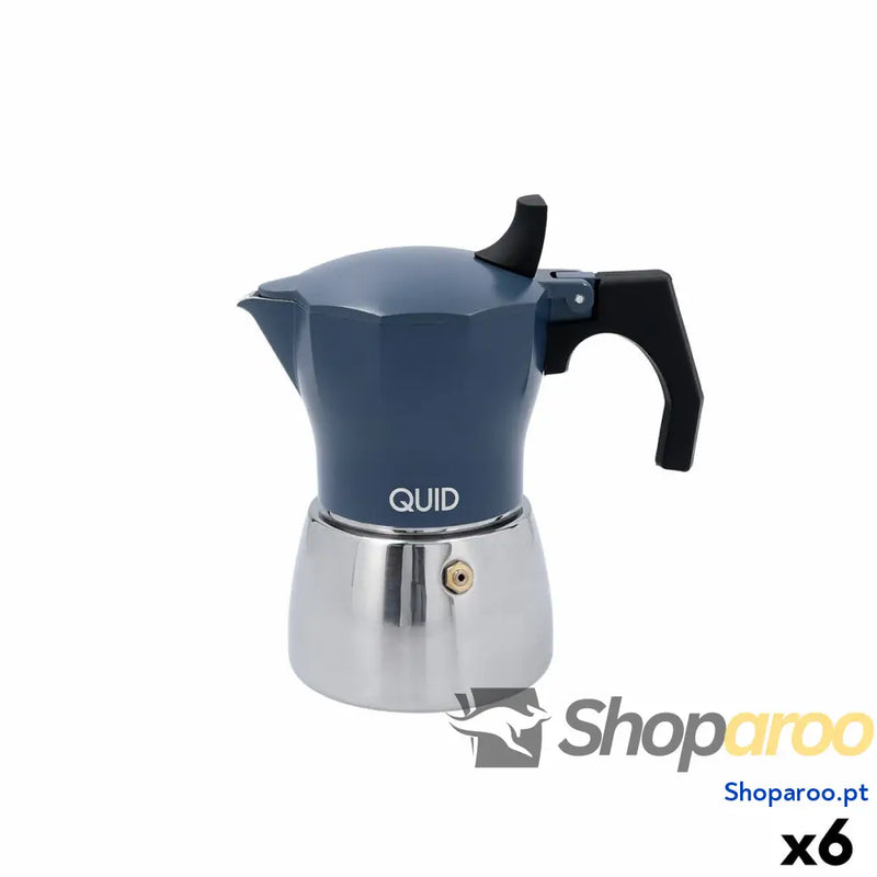Cafeteira Italiana Quid Baltic Branco Metal 6 Copos (6 Unidades)