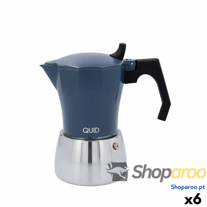 Cafeteira Italiana Quid Baltic Branco Metal 9 Copos (6 Unidades)