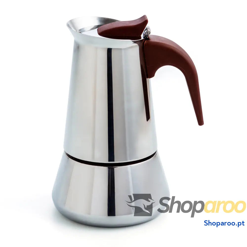 Cafeteira Italiana Quid Milan Metal 4 Kopjes