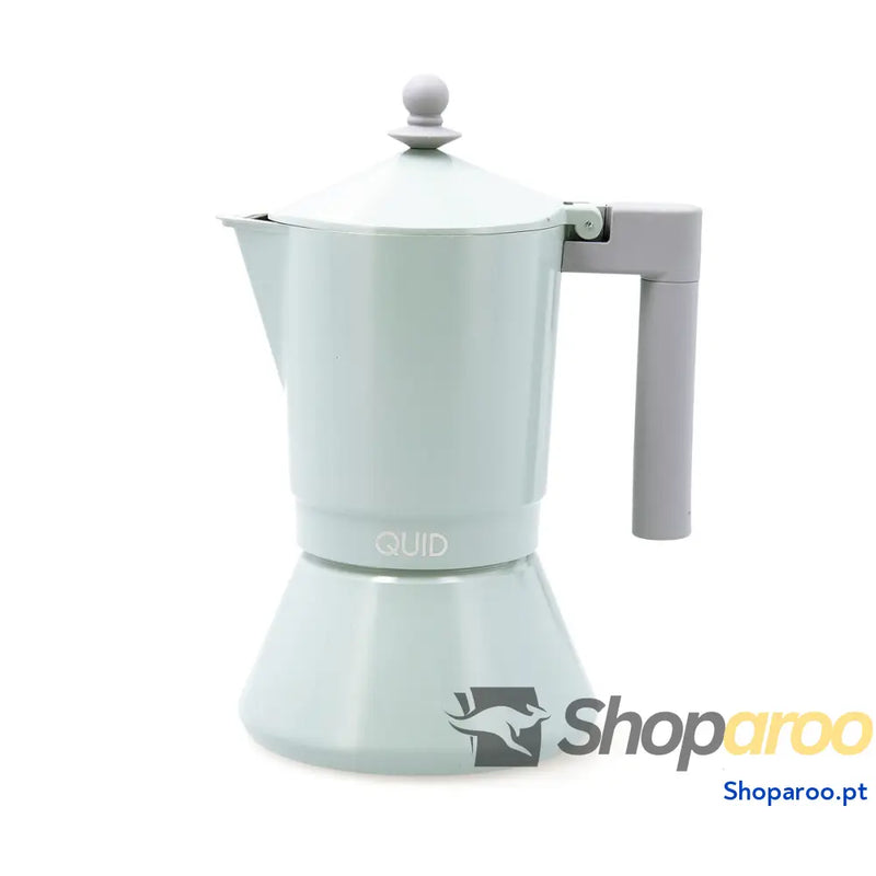 Cafeteira Italiana Quid Ozon Verde Metal 9 Copos