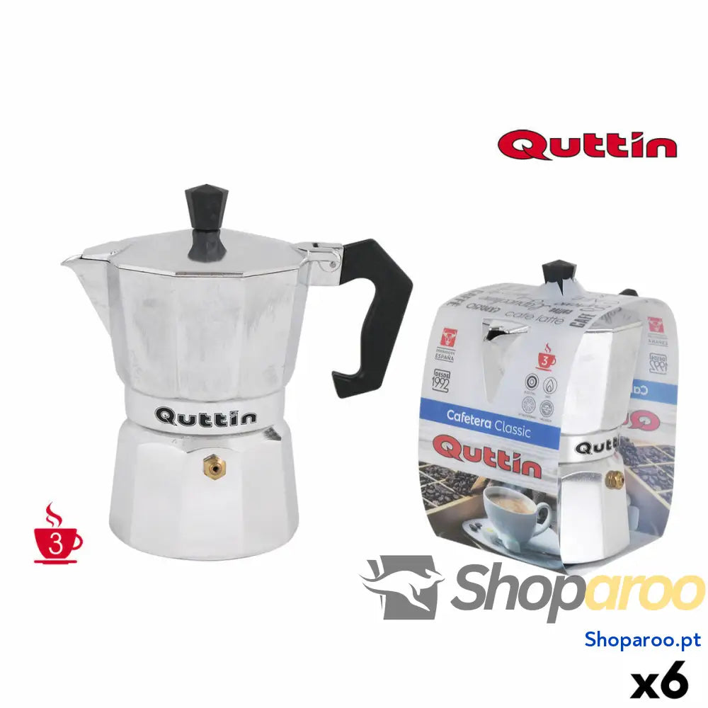Cafeteira Italiana Quttin 105187 (6 Unidades)