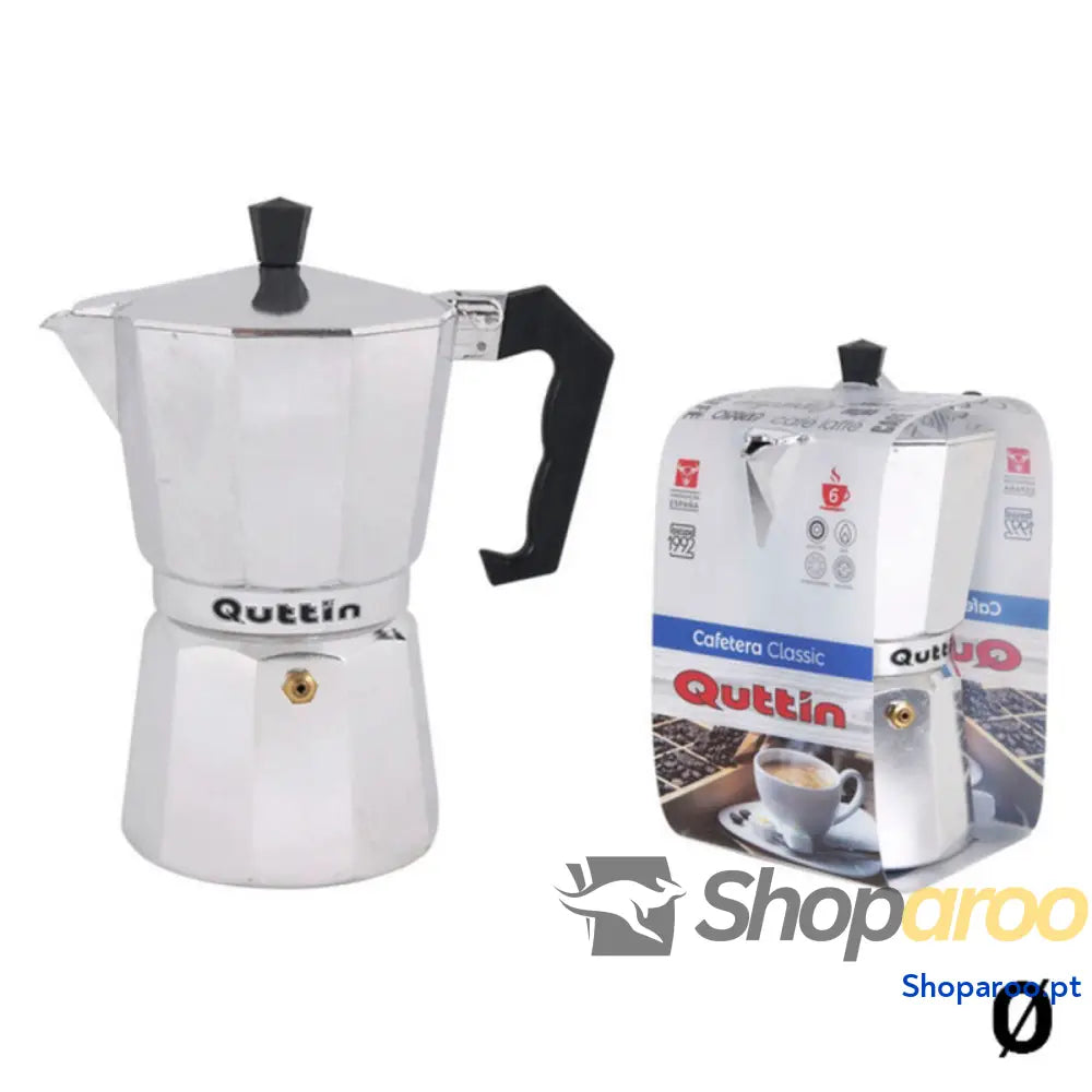 Cafeteira Italiana Quttin Aço inoxidável Alumínio