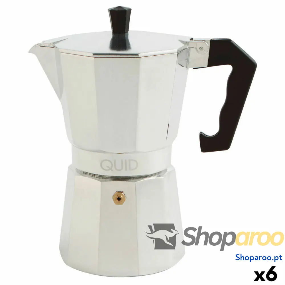Cafeteira Quid Cesena Aço Metal Baquelite