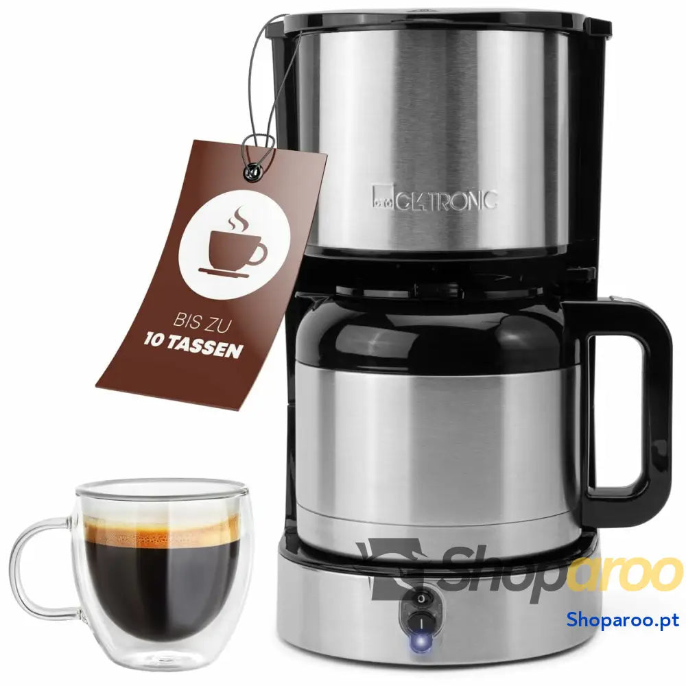 Cafeteira Superautomática Clatronic KA 3805 Preto Aço 800 W