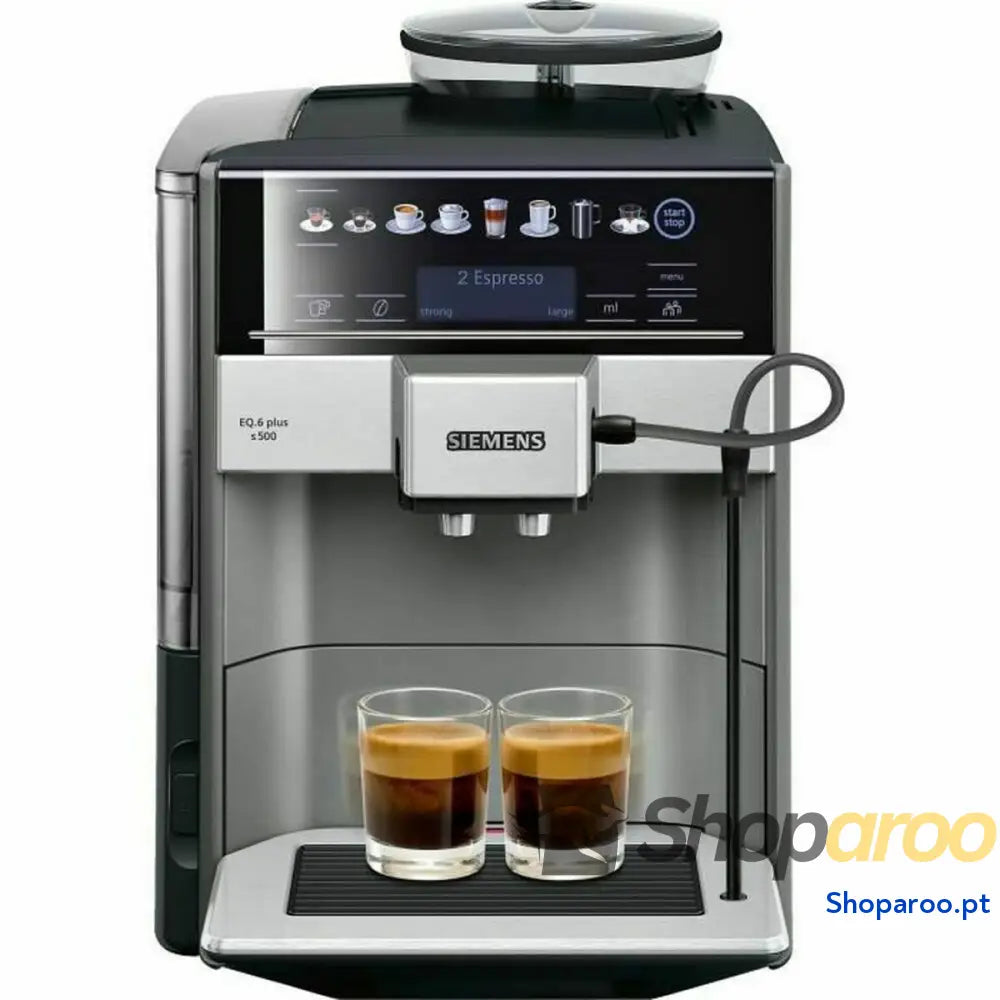 Cafeteira Superautomática Siemens AG TE655203RW 1500 W Preto Cinzento Prateado 19 bar 300 g 1,7 L