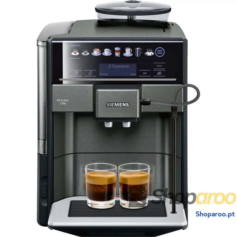 Cafeteira Superautomática Siemens AG TE657319RW Preto Cinzento 1500 W 2 Kopjes 1,7 L