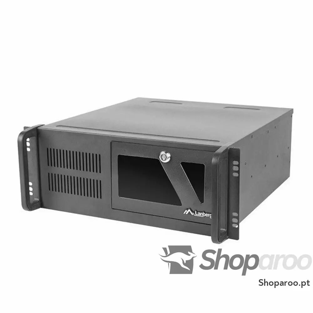 Caixa ATX Lanberg 450/10 19"/4U Preto