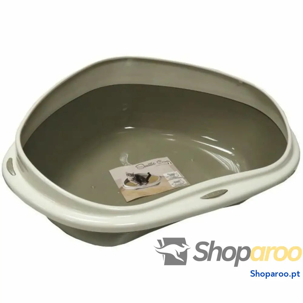 Caixa de Areia para Gatos Aimé Bege Taupe Plástico