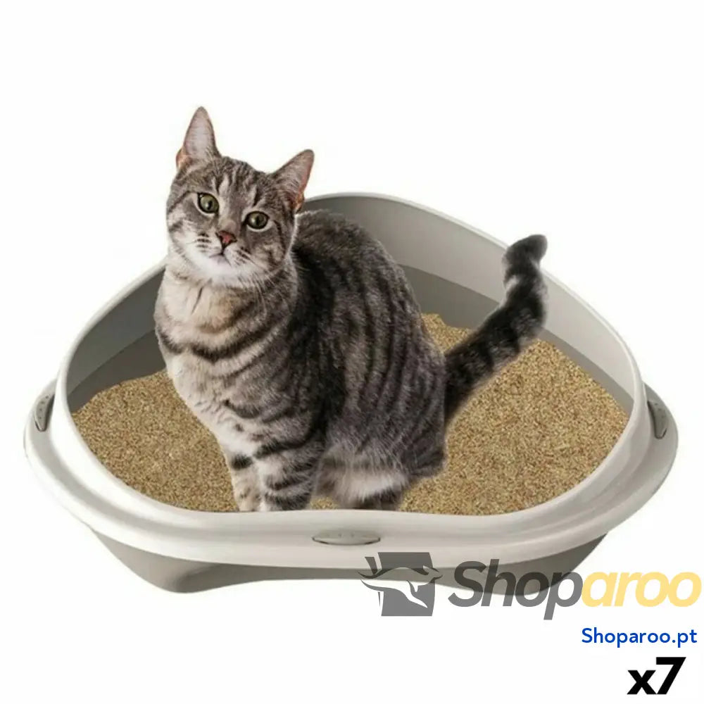 Caixa de Areia para Gatos Georplast GP10535 50 x 40 x 17 cm (7 Unidades)