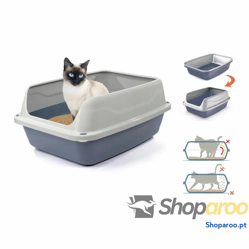 Caixa de Areia para Gatos Georplast Sonic (56 x 40 x 24 cm)