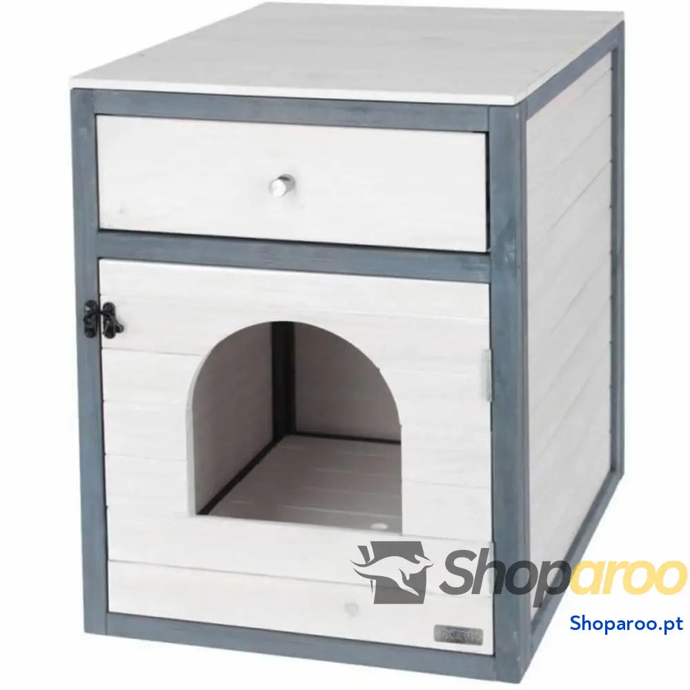 Caixa de Areia para Gatos Kerbl Azul Branco Plástico