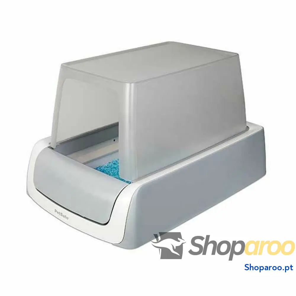 Caixa de Areia para Gatos PetSafe Limpeza automática 15 x 70 x 48,5 cm Branco Plástico