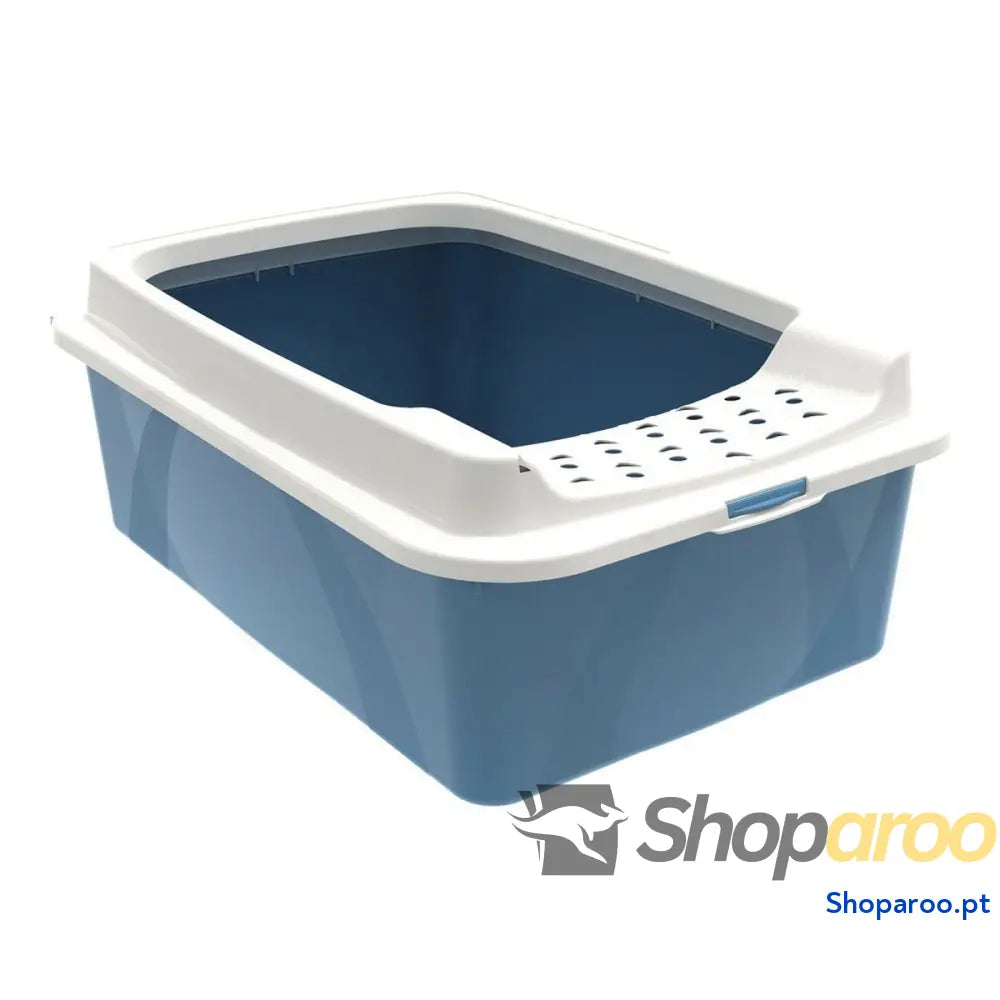 Caixa de Areia para Gatos Rotho Bonnie Eco Azul 56 x 17 x 40 cm Plástico