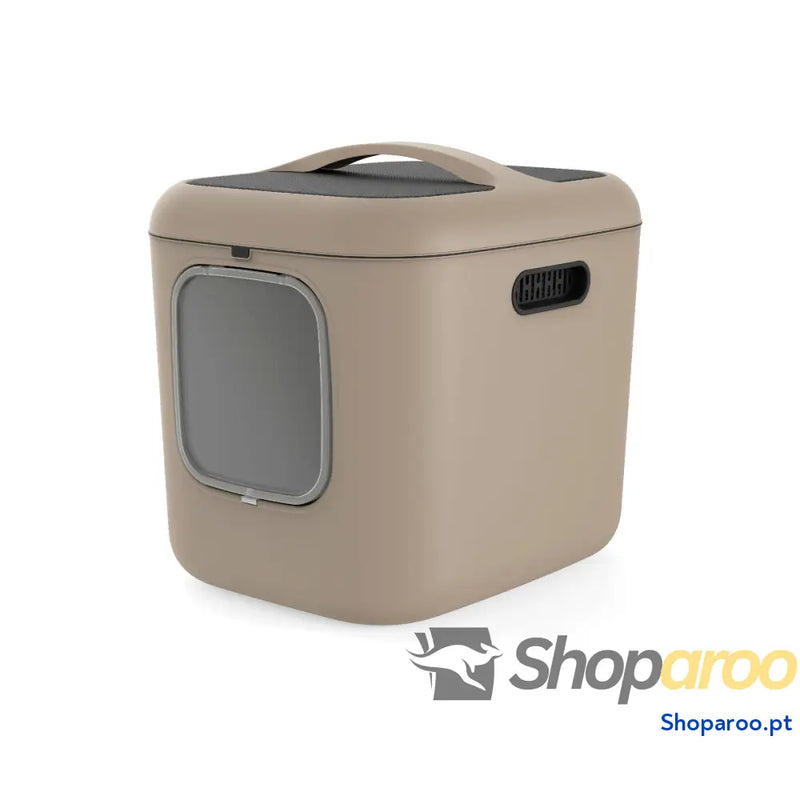 Caixa de Areia para Gatos Rotho My Pet Biala XL Castanho Plástico reciclado