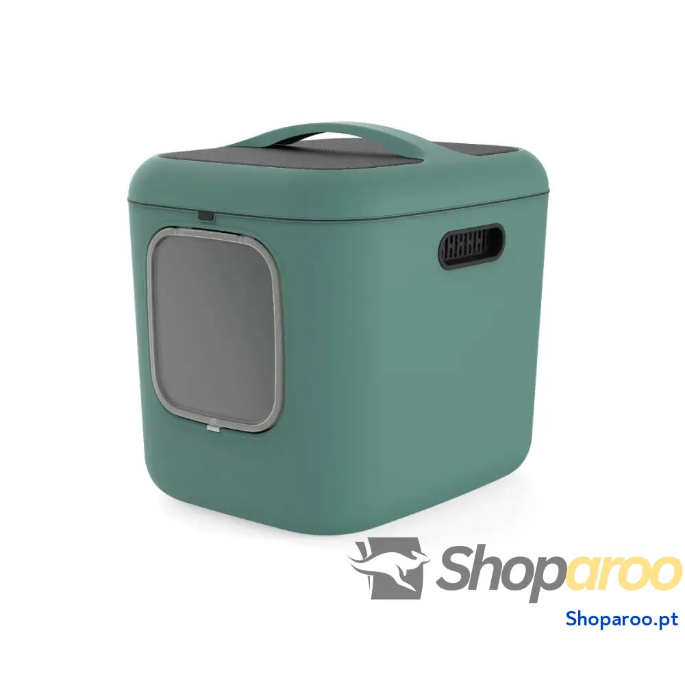 Caixa de Areia para Gatos Rotho My Pet Biala XL Verde Plástico reciclado