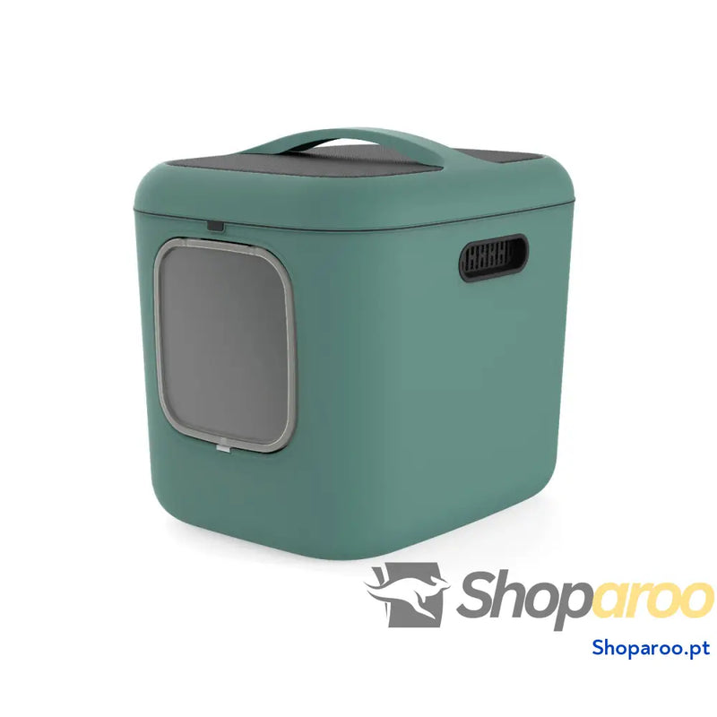 Caixa de Areia para Gatos Rotho My Pet Biala XL Verde Plástico reciclado