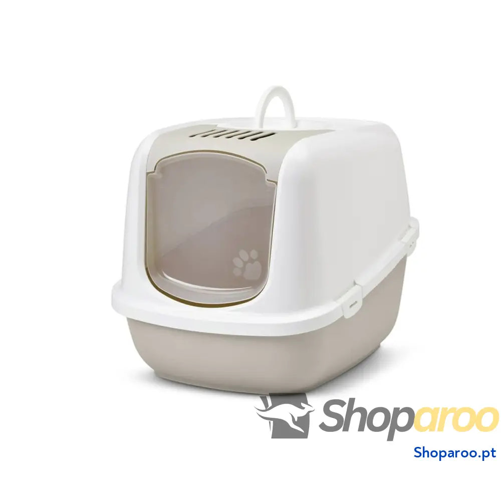 Caixa de Areia para Gatos Savic Branco Café Plástico 48,5 x 46,5 x 66,5 cm (11 Unidades)