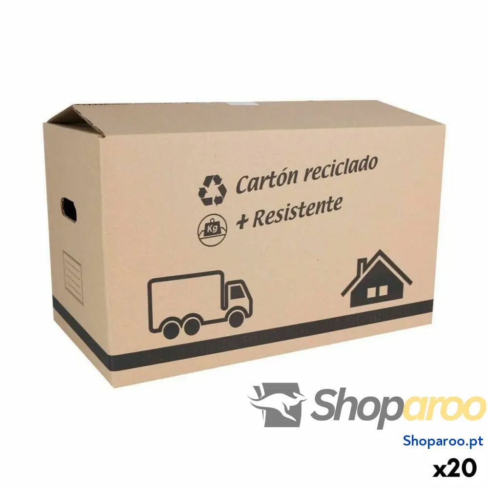 Caixa de Armazenagem com Tampa Confortime Cartão 50 x 29 x 30 cm (20 Unidades)