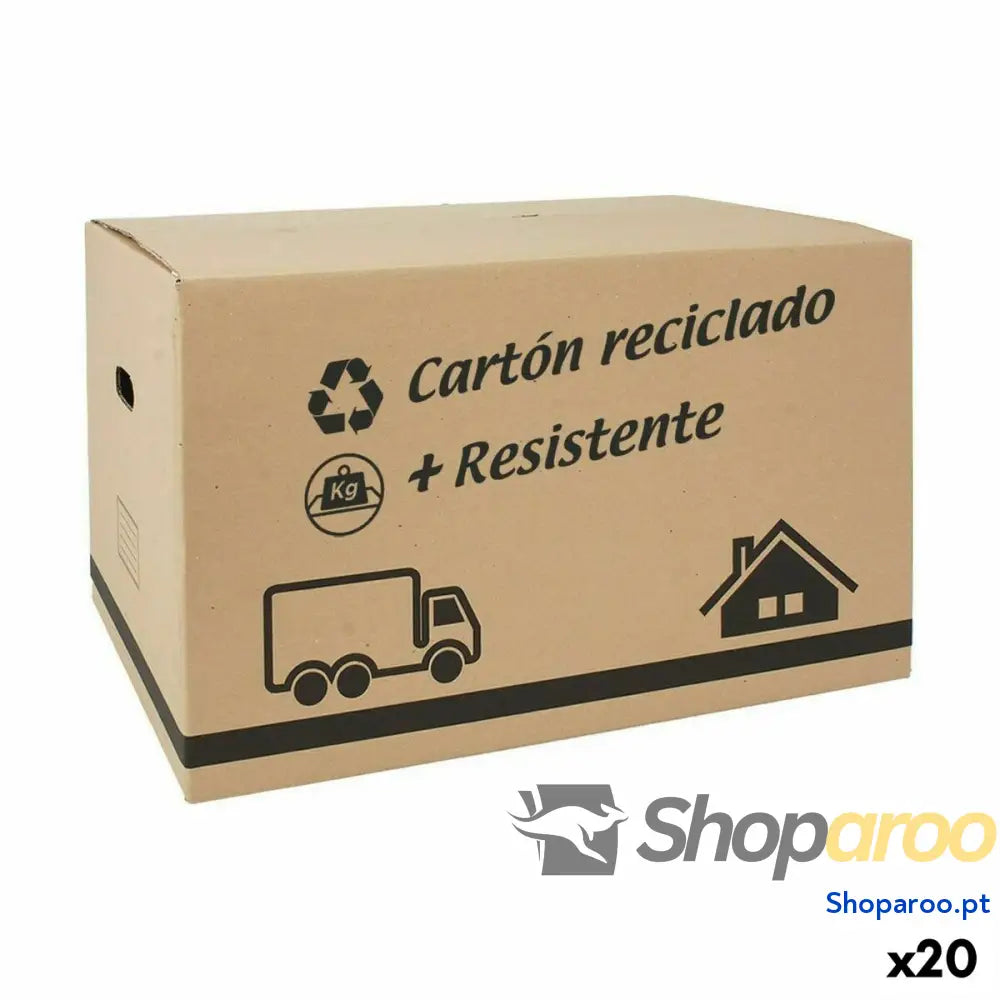 Caixa de Armazenagem com Tampa Confortime Cartão 82 x 50 x 50 cm (20 Unidades)