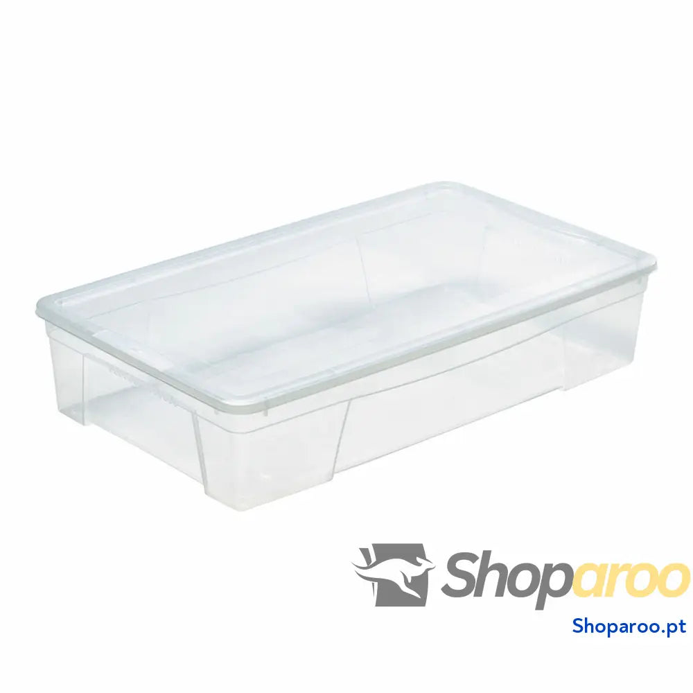 Caixa de Armazenagem com Tampa Mondex Space Box Transparente Polipropileno 34 L 70,5 x 42 x 15,5 cm
