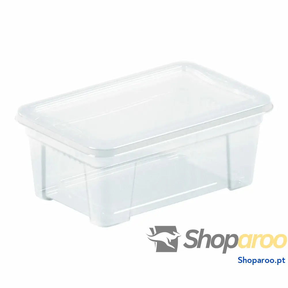 Caixa de Armazenagem com Tampa Mondex Space Box Transparente Polipropileno 5,7 L 35,5 x 21 x 12,5 cm