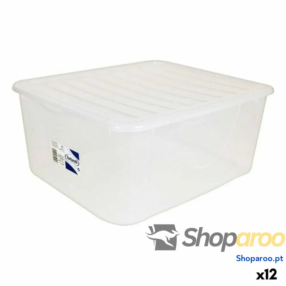 Caixa de Armazenagem com Tampa Tontarelli Dodo's 39,6 x 33 x 17,7 cm (12 Unidades)