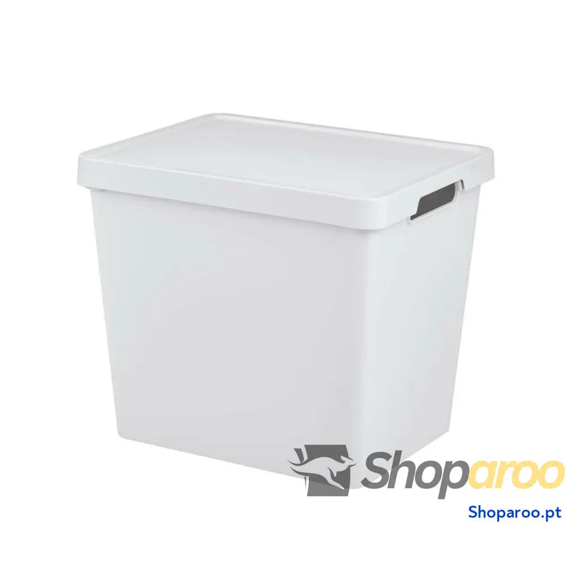 Caixa de Armazenagem com Tampa Tontarelli Maya Branco 23,9 L 36 x 28 x 31,1 cm