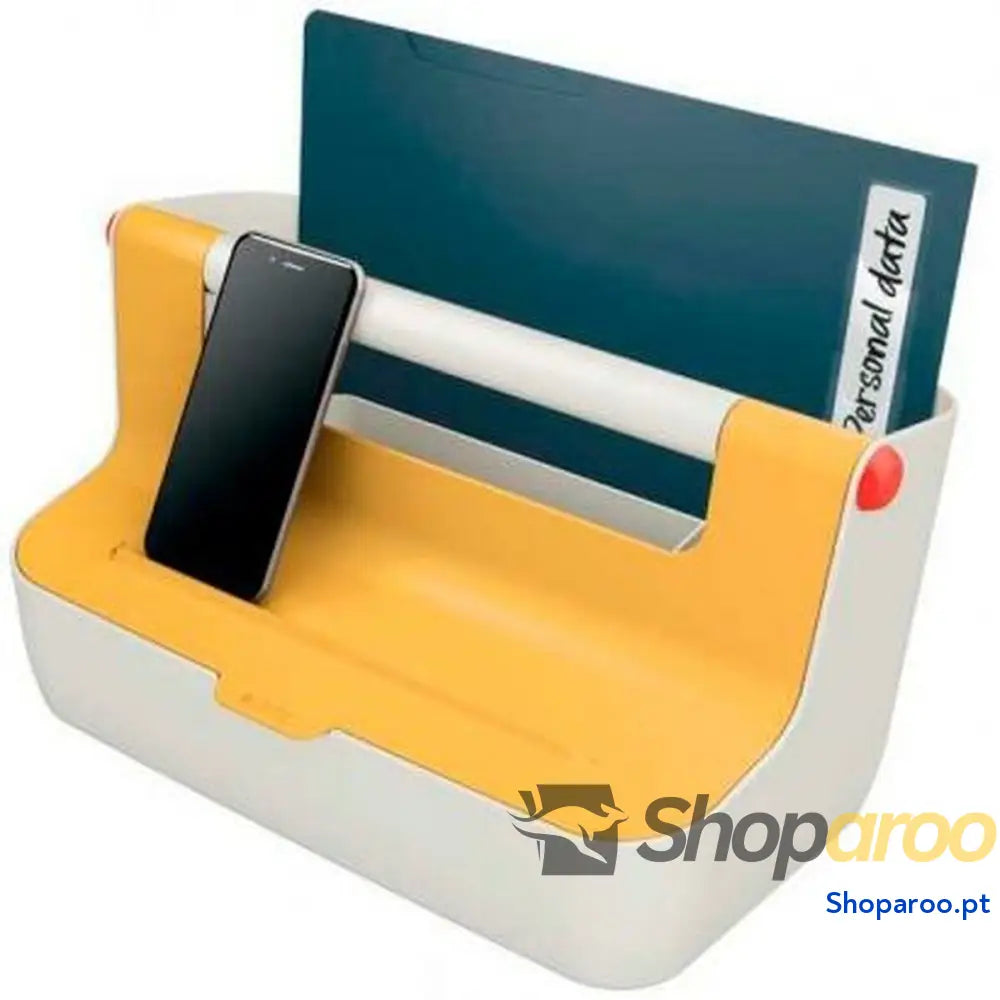 Caixa de Armazenamento Leitz Cosy Amarelo ABS 21,4 x 19,6 x 36,7 cm Asa de transporte