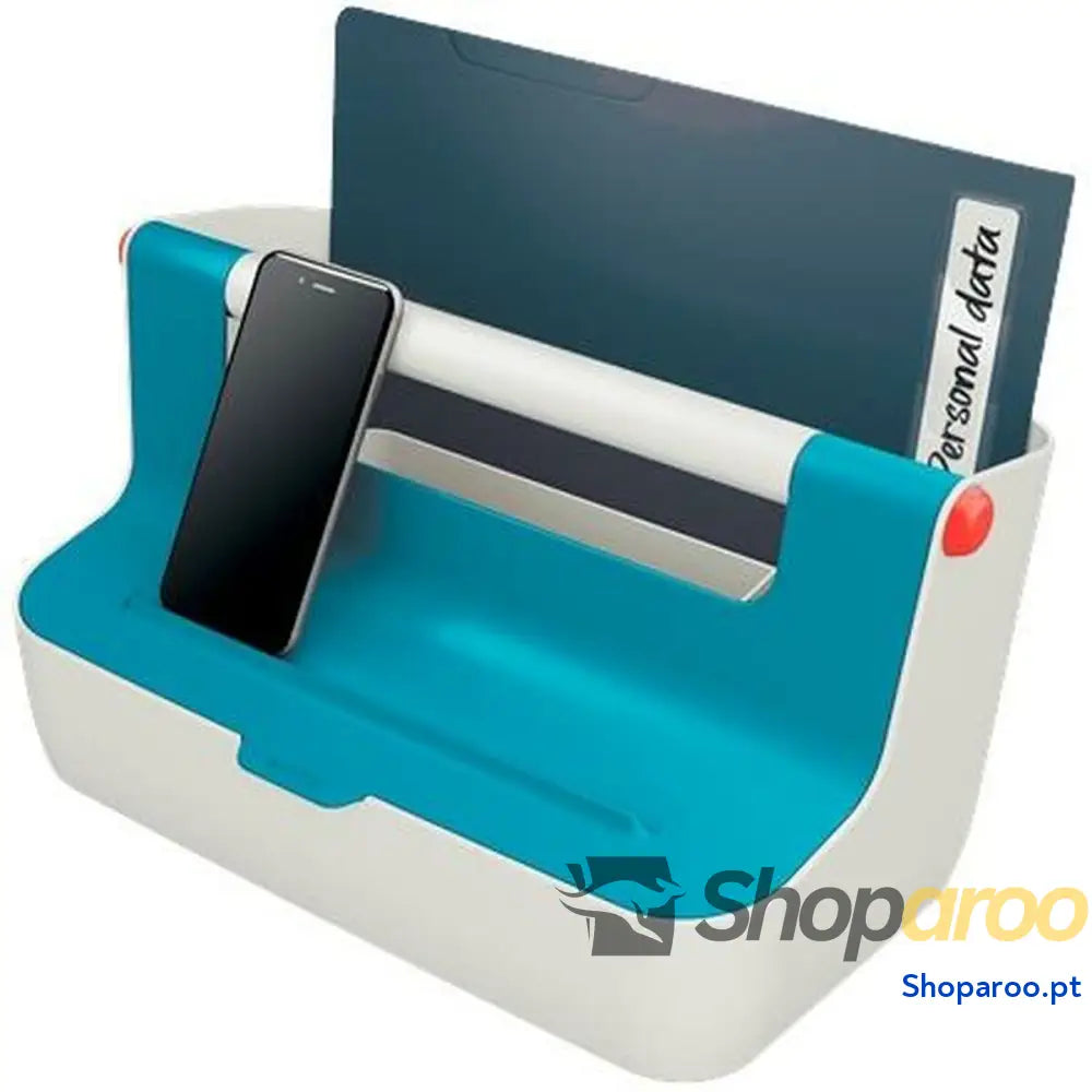 Caixa de Armazenamento Leitz Cosy Azul ABS 21,4 x 19,6 x 36,7 cm Asa de transporte