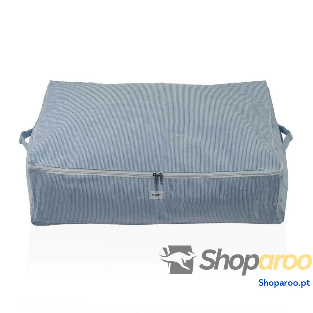 Caixa de Armazenamento Versa Corduroy 50 x 20 70 cm Azul