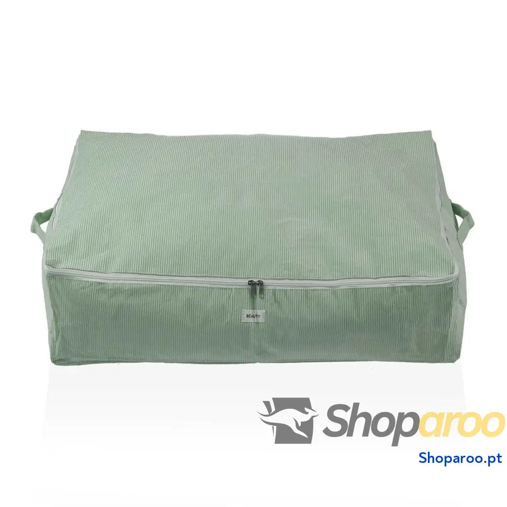 Caixa de Armazenamento Versa Corduroy 50 x 20 70 cm Verde