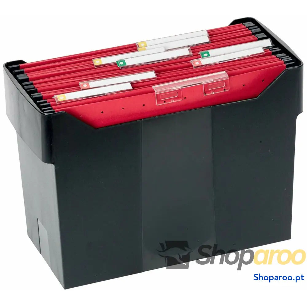 Caixa de Arquivo Archivo 2000 Archibox Preto Din A4 17 x 36,5 x 26 cm