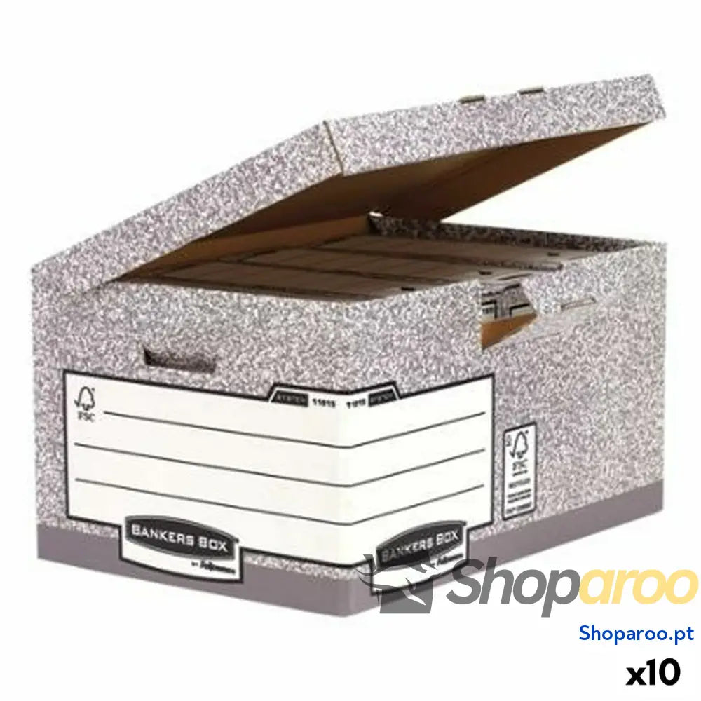 Caixa de Arquivo Fellowes    Cinzento 10 Unidades (31 x 39 x 56 cm)