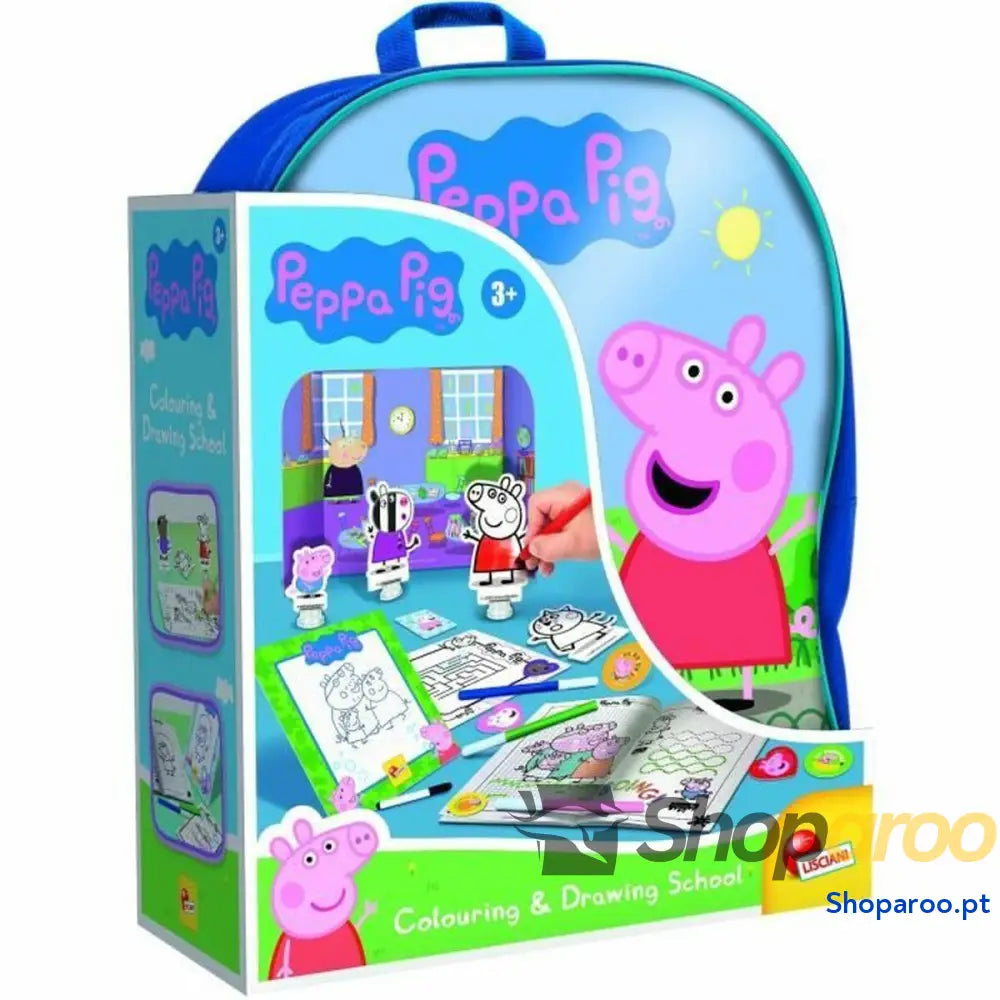 Caixa de Atividades para Colorir Lisciani Giochi Peppa Pig Mochila