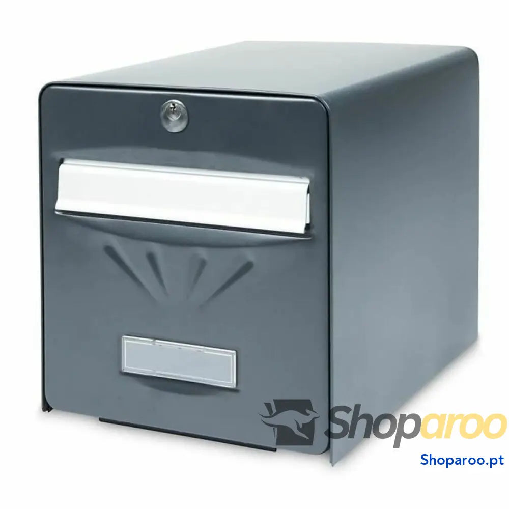 Caixa de correio Burg-Wachter Cinzento Antracite Aço inoxidável Cristal Galvanizado 28 x 36,5 31 cm