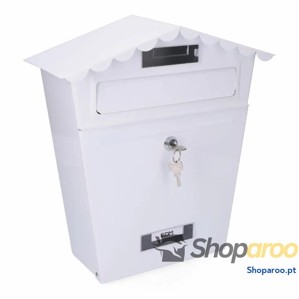 Caixa de correio EDM 85800 Branco Aço Classic 29,5 x 10,5 35,5 cm