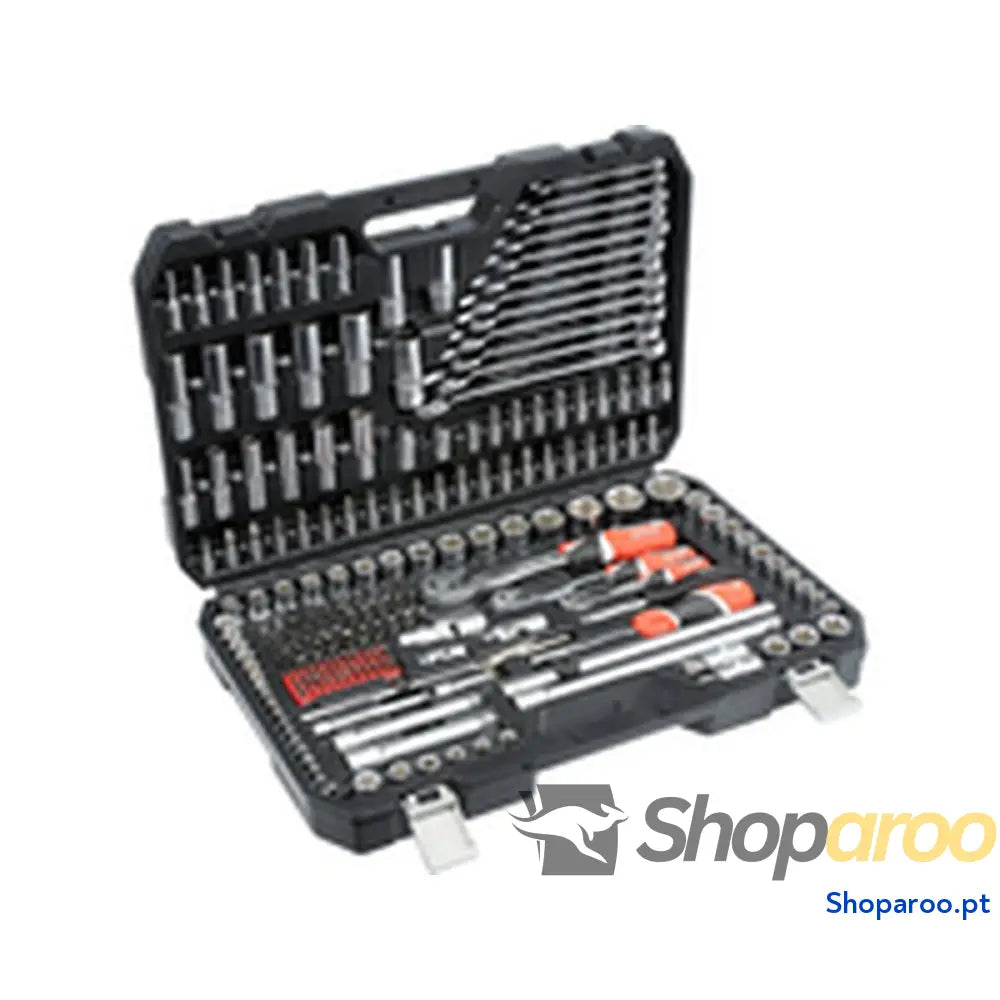 Caixa de Ferramentas Yato YT-38841 Aço 216 Peças 1/4" 3/8" 1/2"