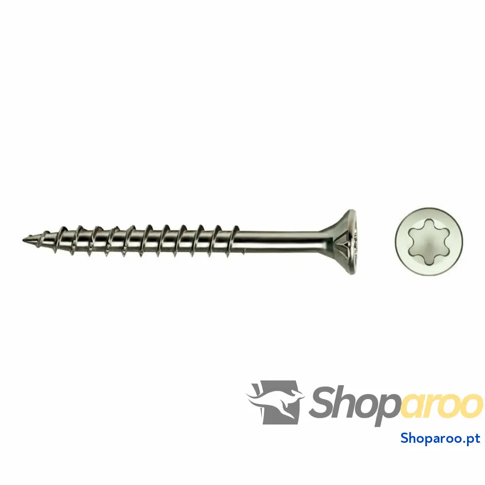 Caixa de parafusos CELO 100 Unidades Zincado Cabeça contrapeso (4,5 x 80 mm)